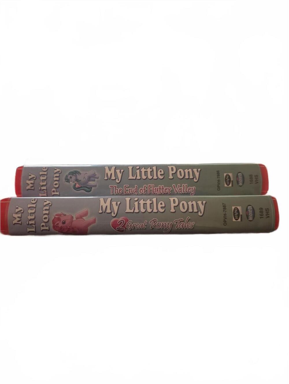 Vtg My Little Pony VHS Tapes - The End of Flutter Valley & A 2 Great Pony Tales